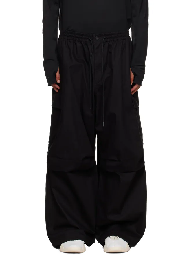 Y-3 Y-3 ブラック UT ツイル カーゴパンツの商品画像