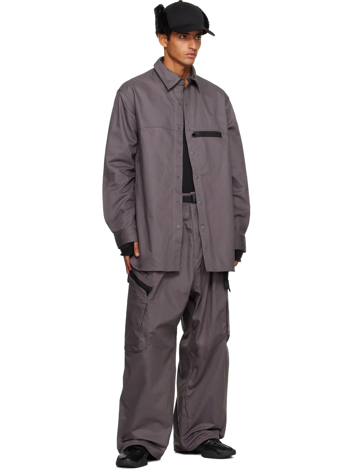 Y-3 ツイル シャツ - 画像4