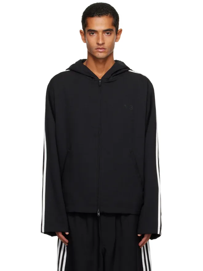 Y-3 Y-3 フード スリーストライプ トラックジャケットの商品画像