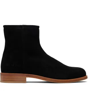 Common Projects ワックス スエード ジップ ブーツ - サムネイル1