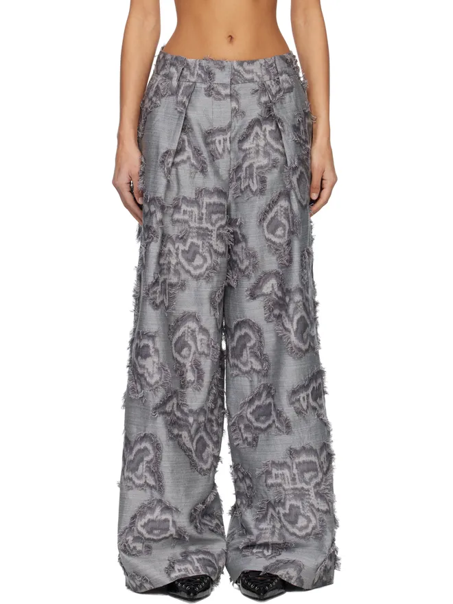Ganni Ganni Fil Coupe Big タックパンツの商品画像