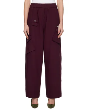 Ganni Future Twill Suiting Elasticated トラウザーズ - サムネイル1