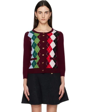 Ganni Check カーディガン - サムネイル1