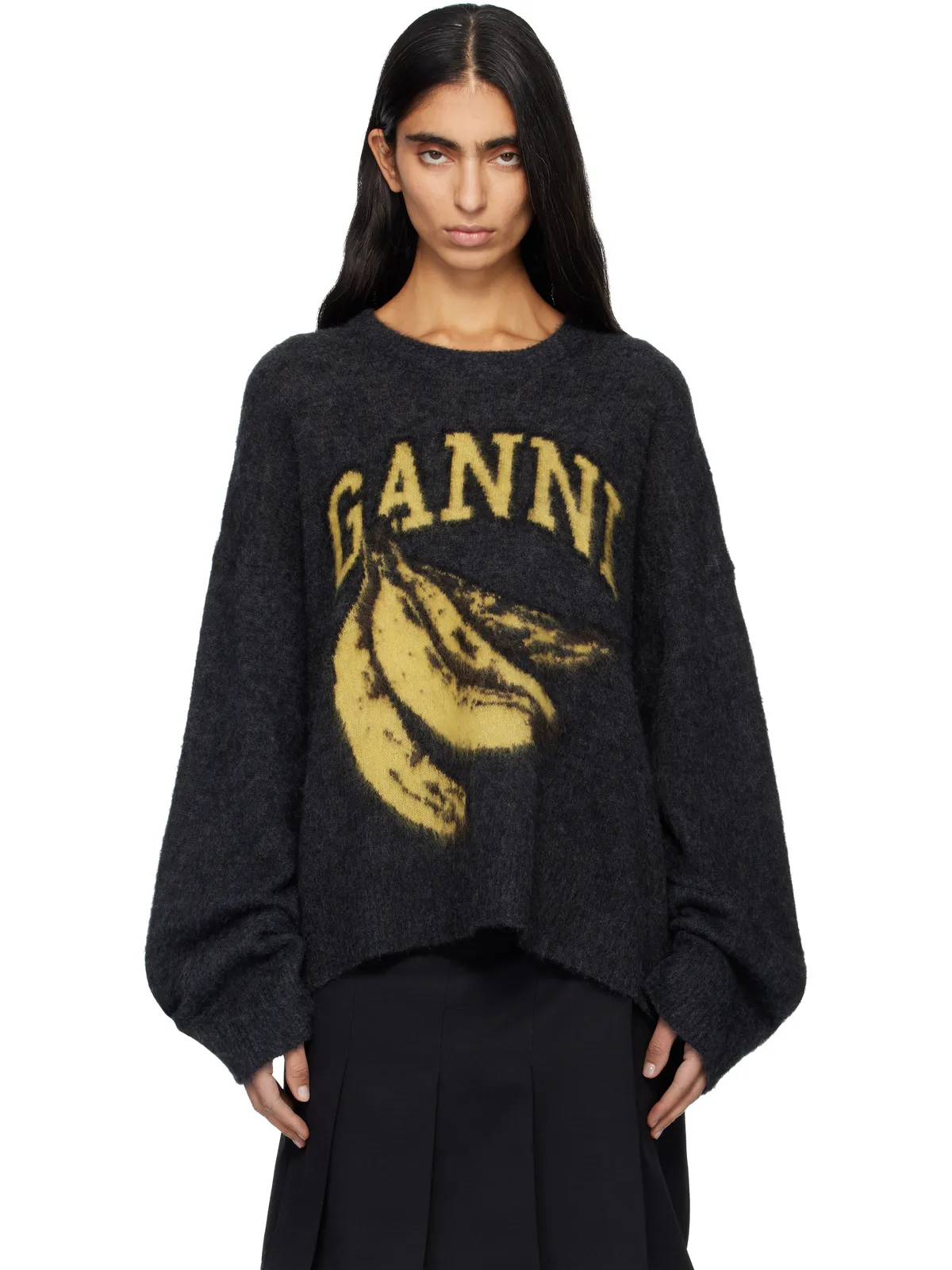 Ganni Banana グラフィック セーター - 画像1