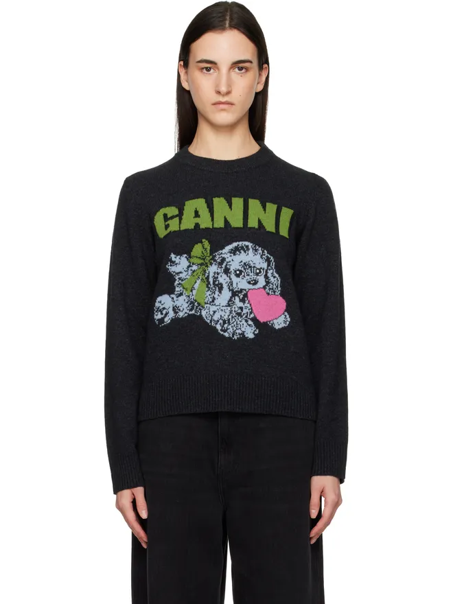 Ganni Ganni Puppy Jumper ウール セーターの商品画像