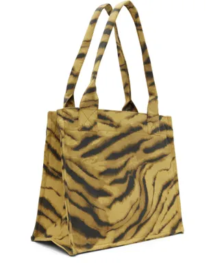 Ganni ラージ Zebra プリント トートバッグ - サムネイル3