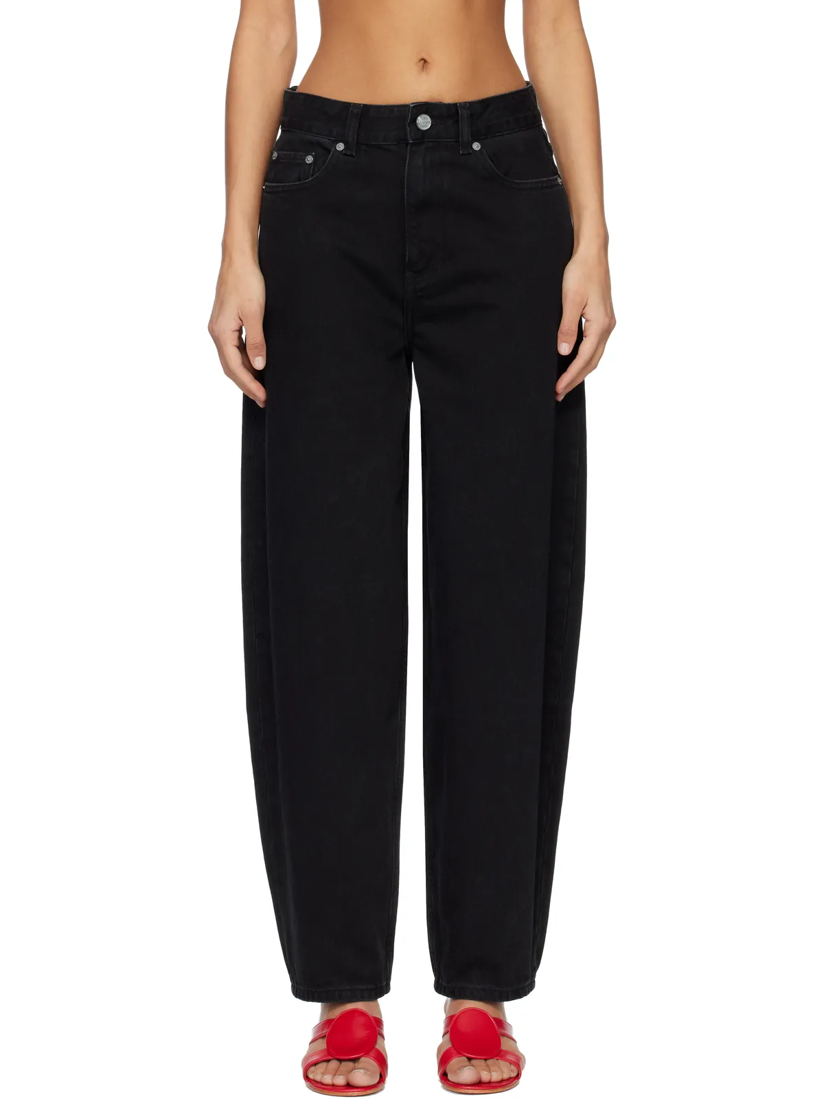 Ganni Rigid Stary ルーズフィット ジーンズ - 画像1