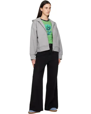 Ganni Basic Peony コットンジャージ ベビーフィット Tシャツ - サムネイル4
