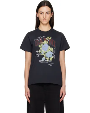 Ganni Rose Tシャツ - サムネイル1