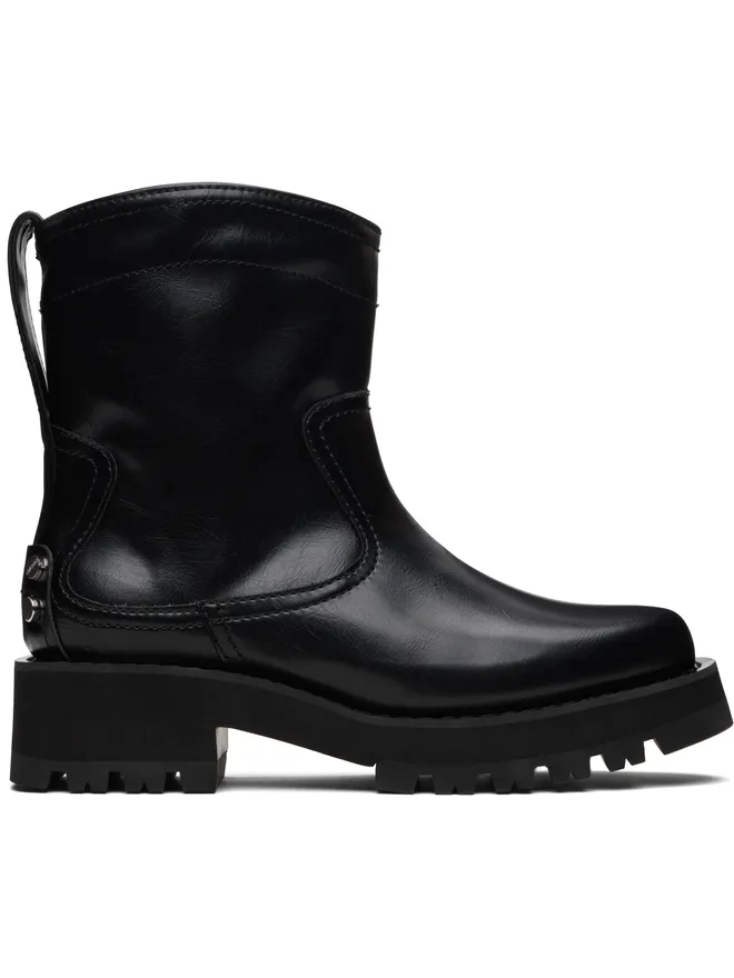 Ganni Ganni Low Black Oleatex ブーツの商品画像