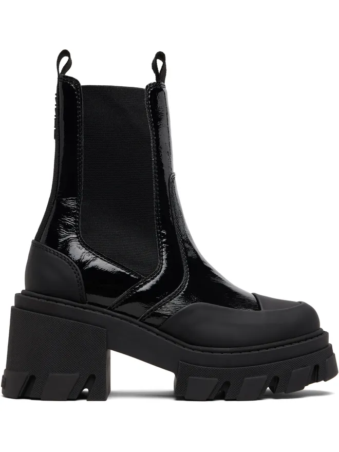 Ganni Ganni Cleated Heeled ミッド チェルシーブーツの商品画像