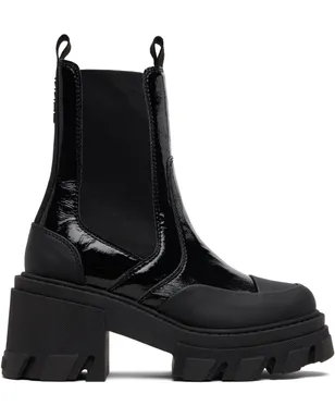 Ganni Cleated Heeled ミッド チェルシーブーツ - サムネイル1