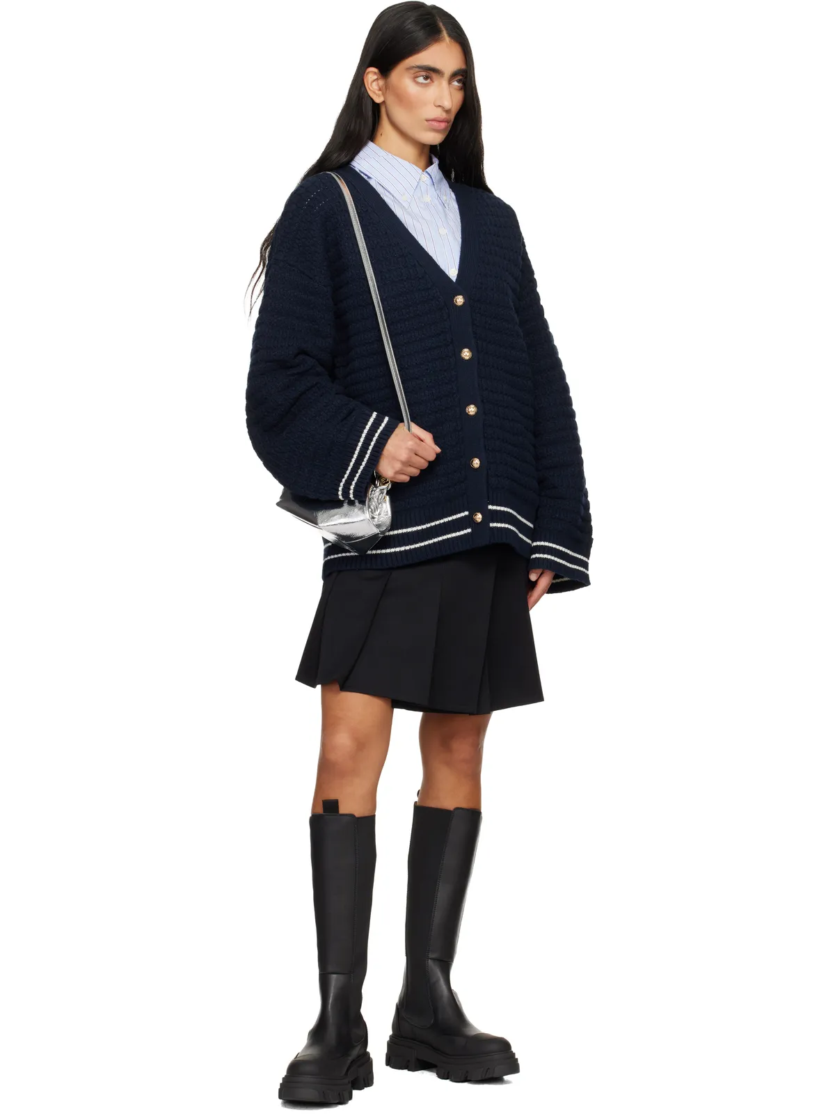 Ganni Cleated Tall チェルシーブーツ - 画像5