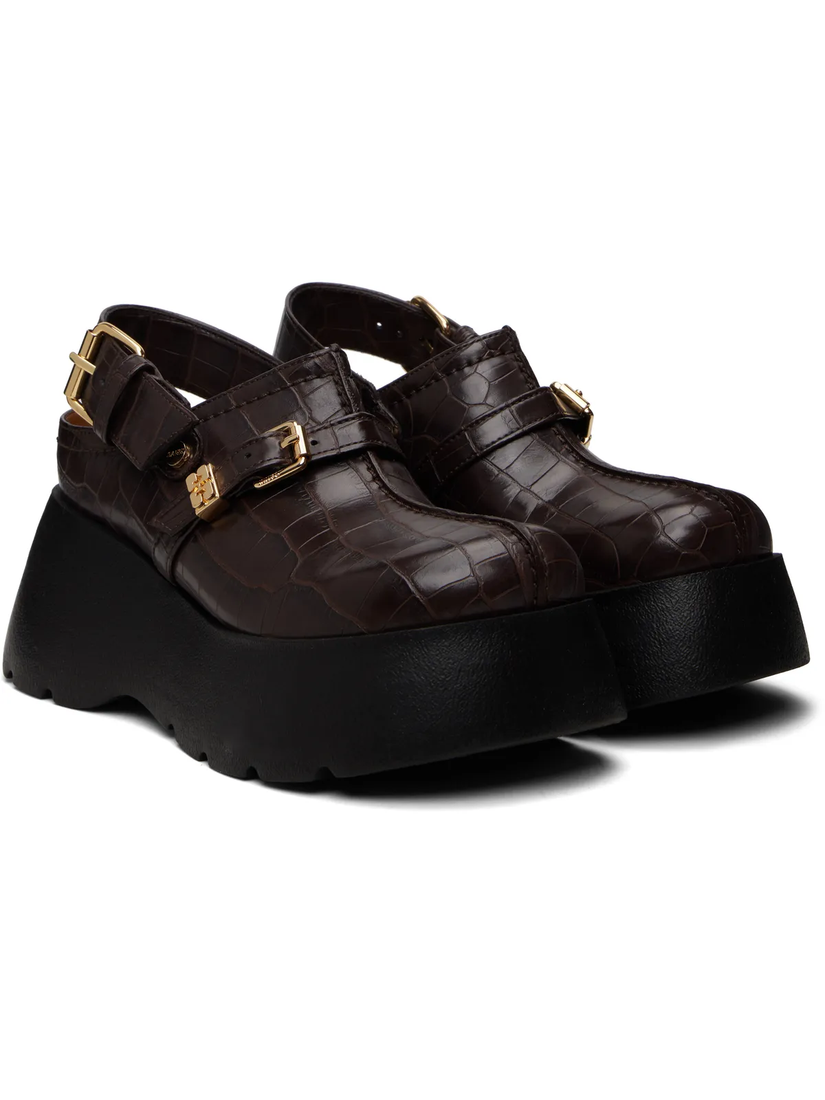 Ganni Platform Clog ローファー - 画像4