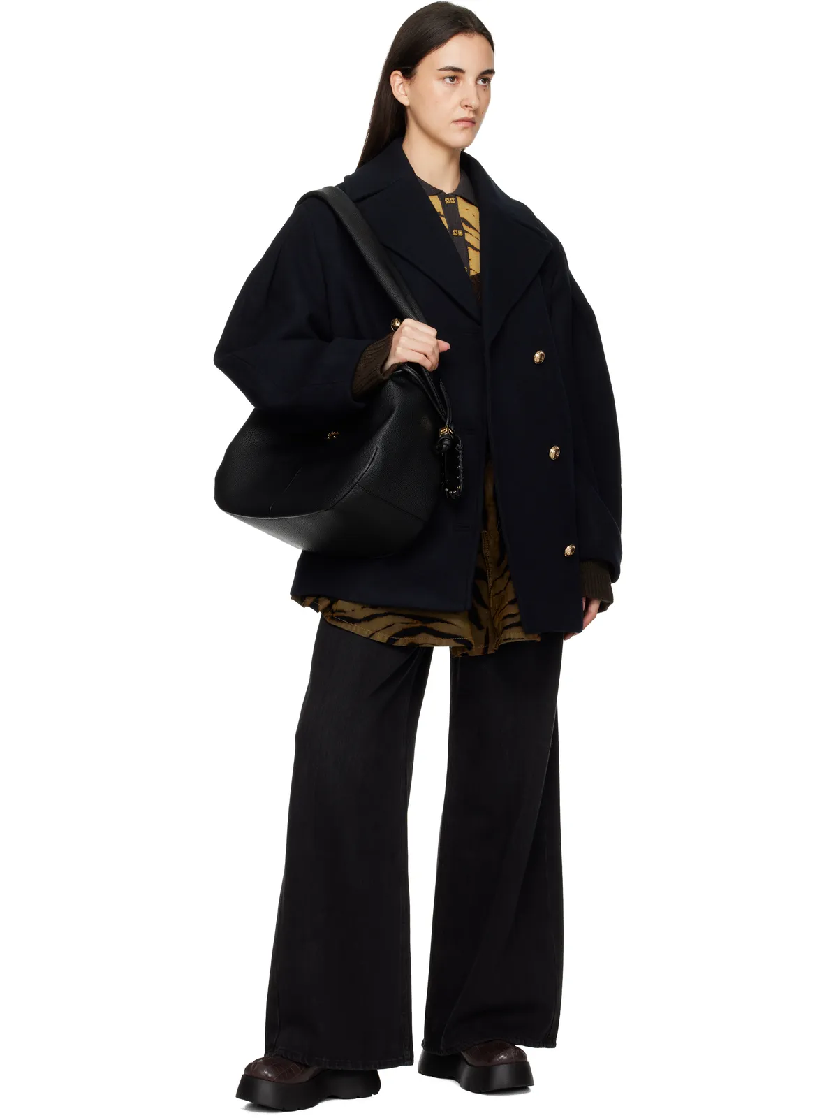Ganni Platform Clog ローファー - 画像5