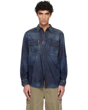 Dsquared2 Canadian ヴィンテージ デニムシャツ - サムネイル1