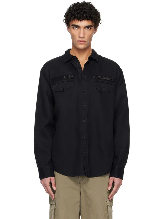 Dsquared2 Dsquared2 デニム ミリタリーシャツの商品画像