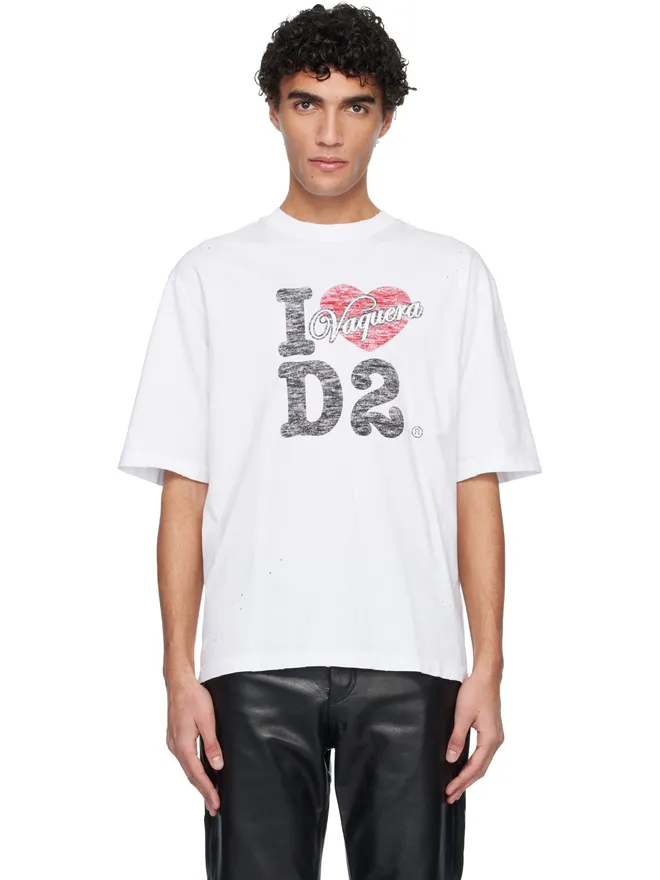 Dsquared2 Dsquared2 Vaqueraエディション Destroyed ルーズフィット Tシャツの商品画像