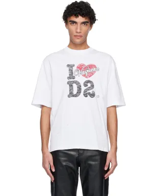 Dsquared2 Vaqueraエディション Destroyed ルーズフィット Tシャツ - サムネイル1