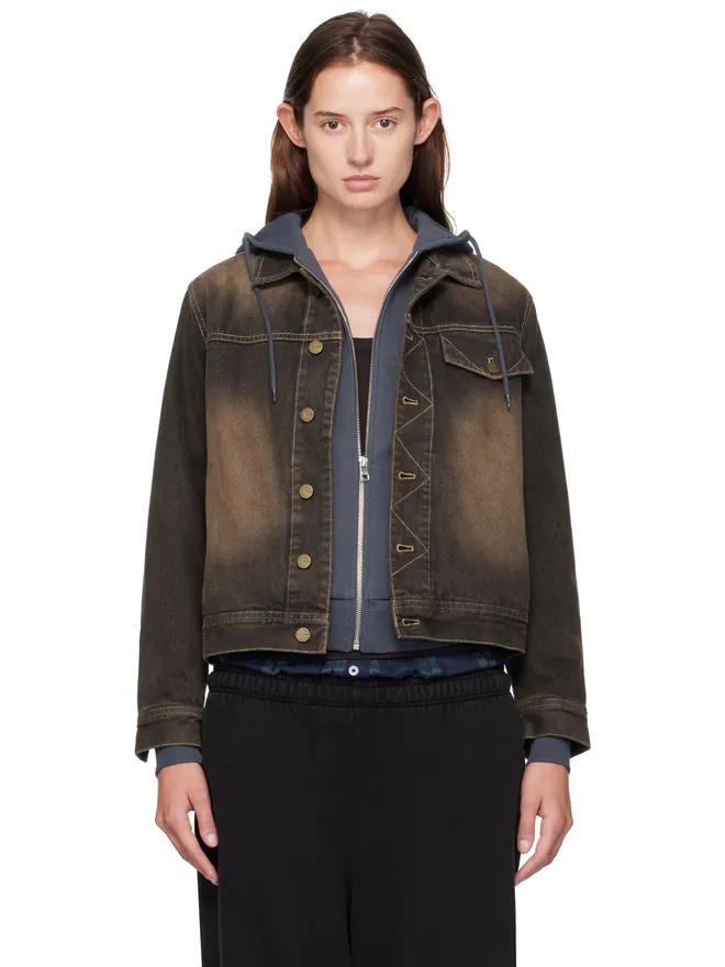 Carter Young Carter Young Arch オーバーダイ デニムジャケットの商品画像