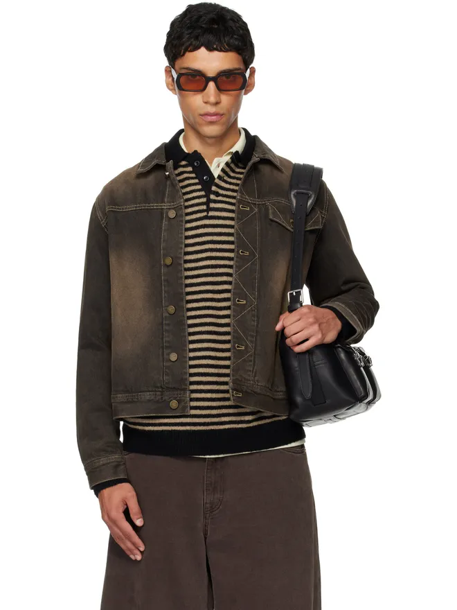 Carter Young Carter Young Arch オーバーダイ デニムジャケットの商品画像