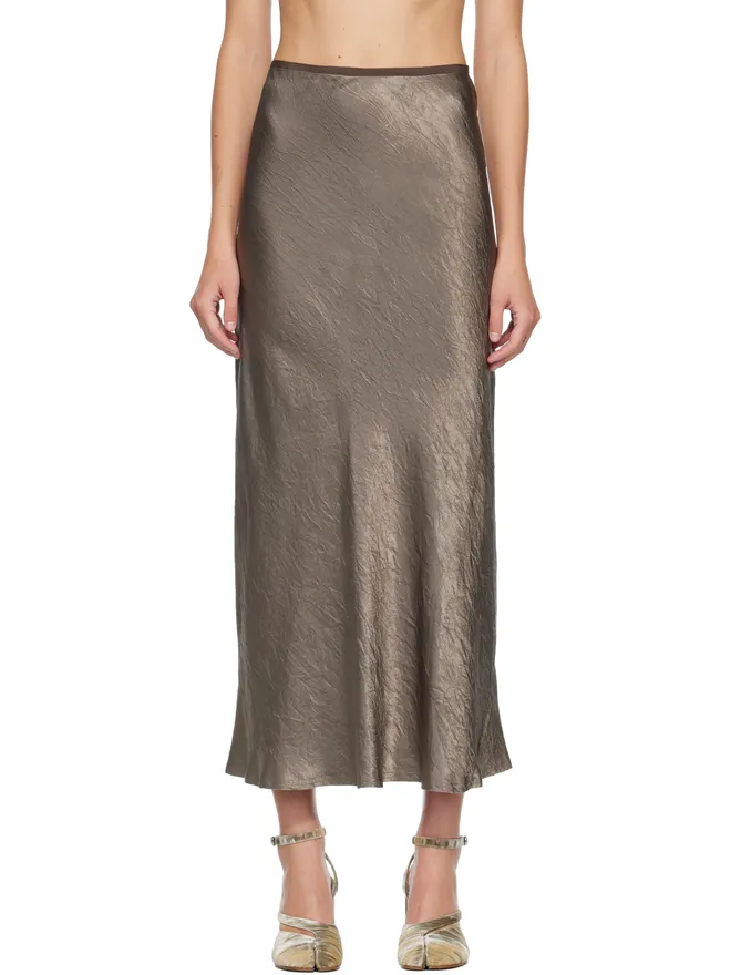 Maison Margiela Maison Margiela サテン ミディアムスカートの商品画像