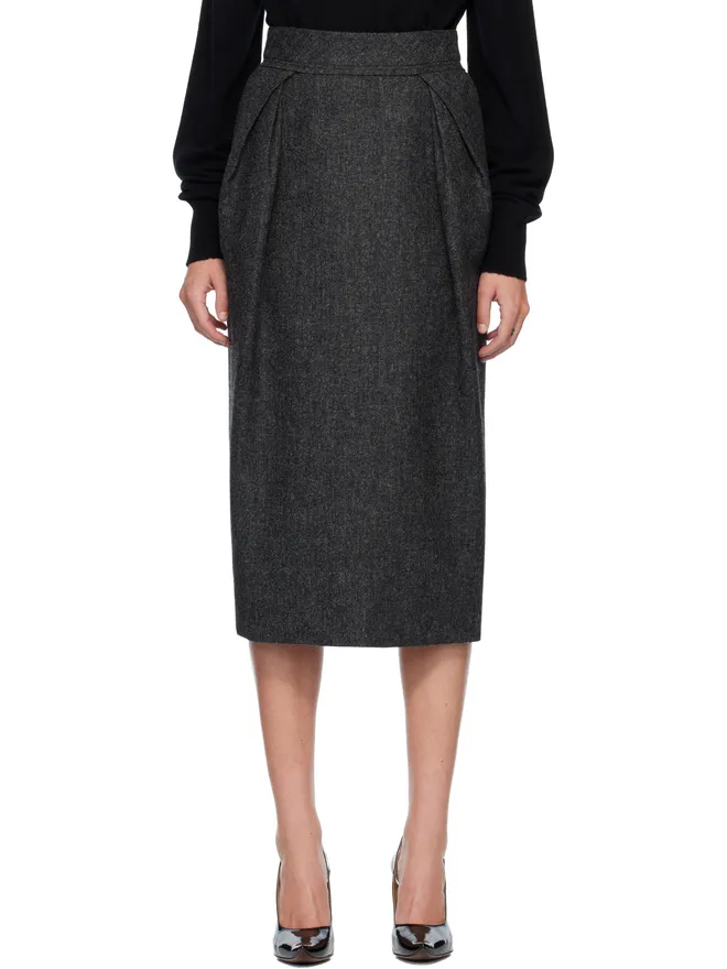 Maison Margiela Maison Margiela ウール ミディアムスカートの商品画像