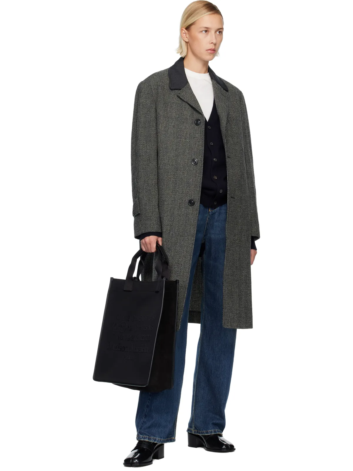 Maison Margiela Cabas Vertical Shopping トートバッグ - 画像4