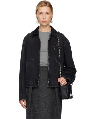 Maison Margiela コーデュロイカラー デニムジャケット - サムネイル1