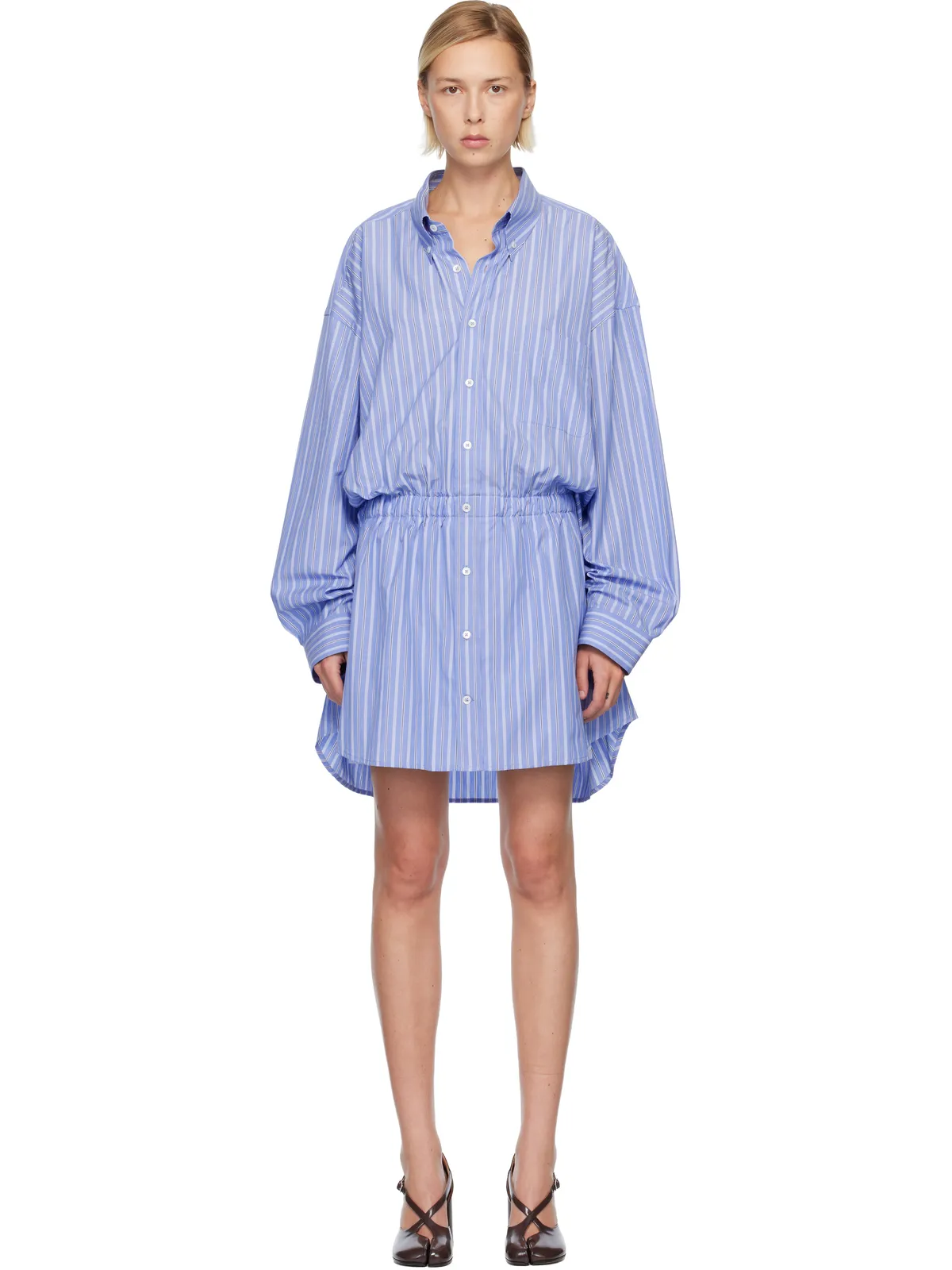 Maison Margiela ストライプ ロンパース - 画像1