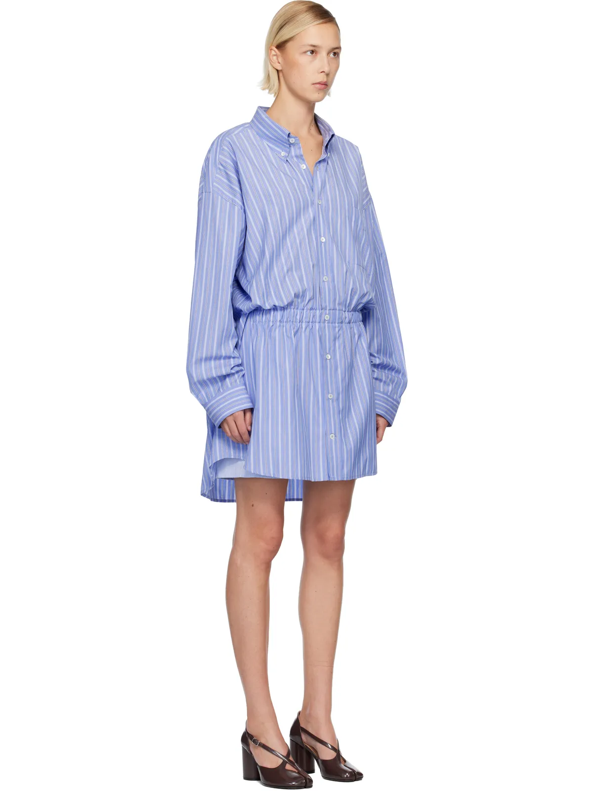 Maison Margiela ストライプ ロンパース - 画像2