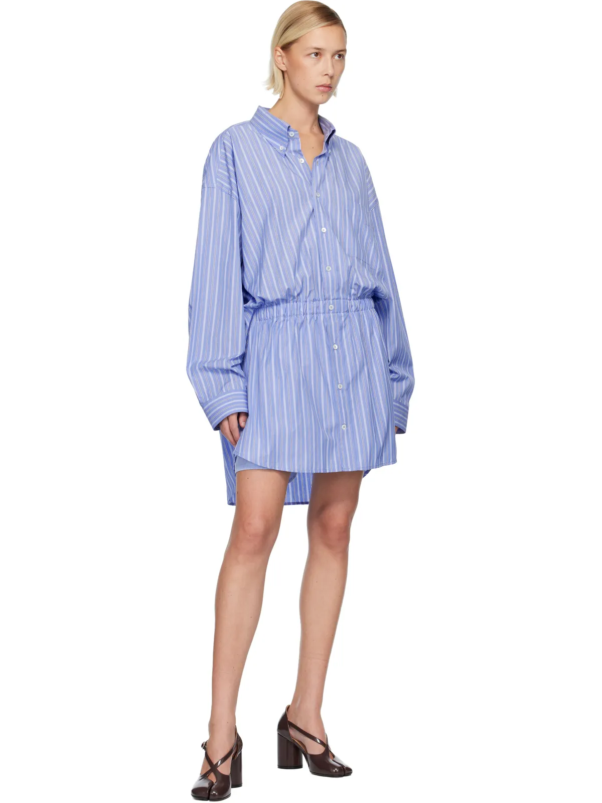 Maison Margiela ストライプ ロンパース - 画像4