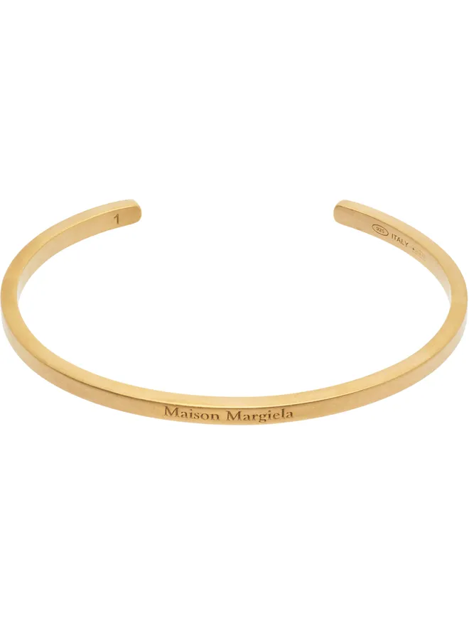 Maison Margiela Maison Margiela ロゴ カフブレスレットの商品画像