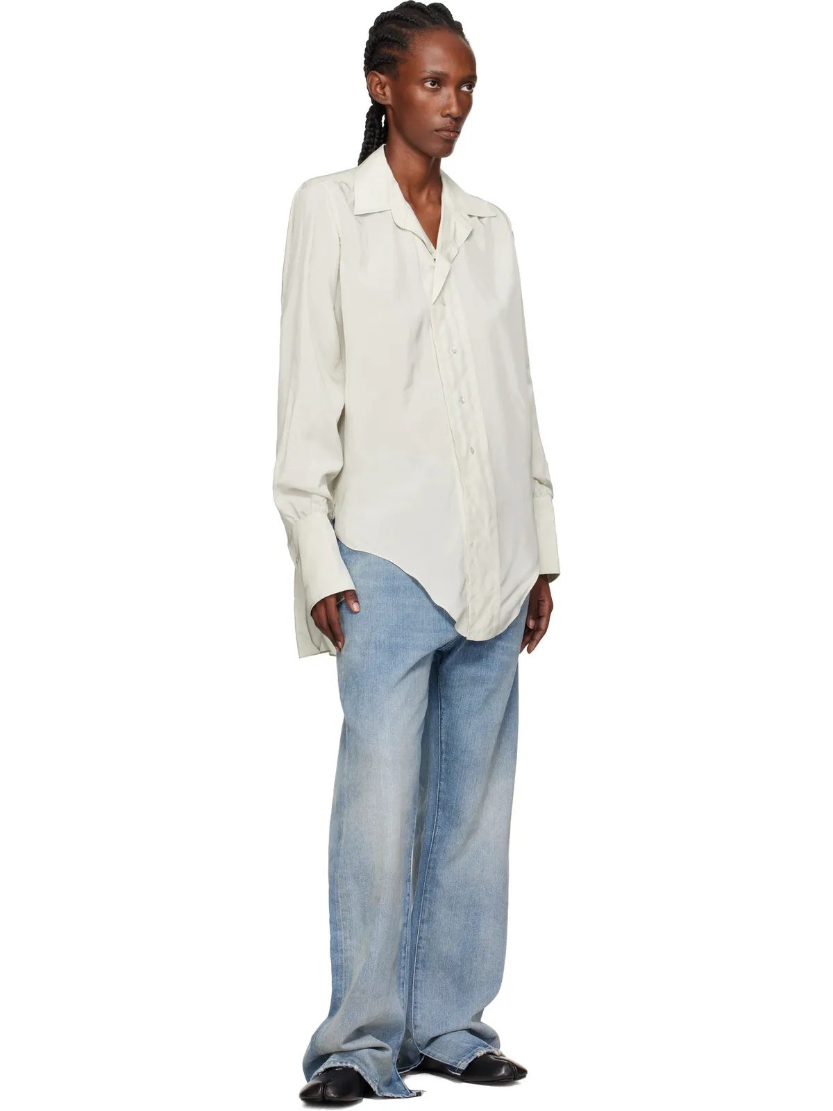 Maison Margiela Tabi フラットシューズ - 画像5