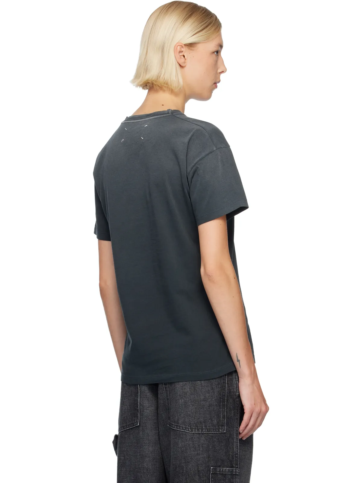 Maison Margiela リバースロゴ Tシャツ - 画像3