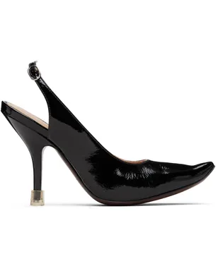 Maison Margiela ブラック Loved To Death スリングバックヒール - サムネイル1