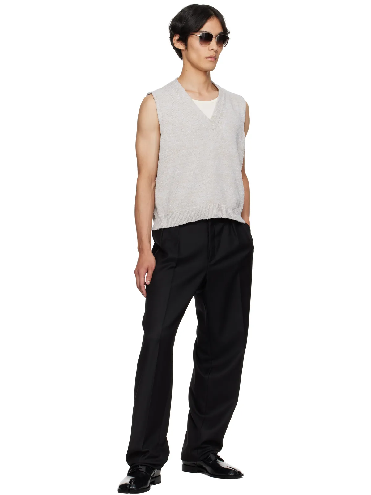 Maison Margiela ニットベスト - 画像4