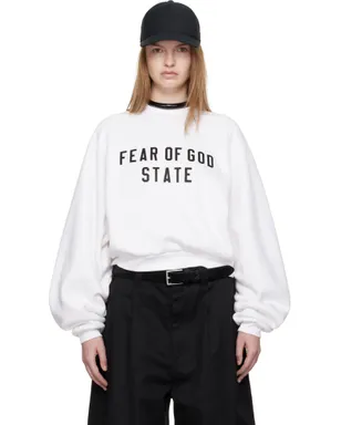 Fear of God ESSENTIALS フリース ラグラン クルーネック スウェットシャツ - サムネイル1