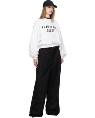 Fear of God ESSENTIALS フリース ラグラン クルーネック スウェットシャツ - サムネイル4