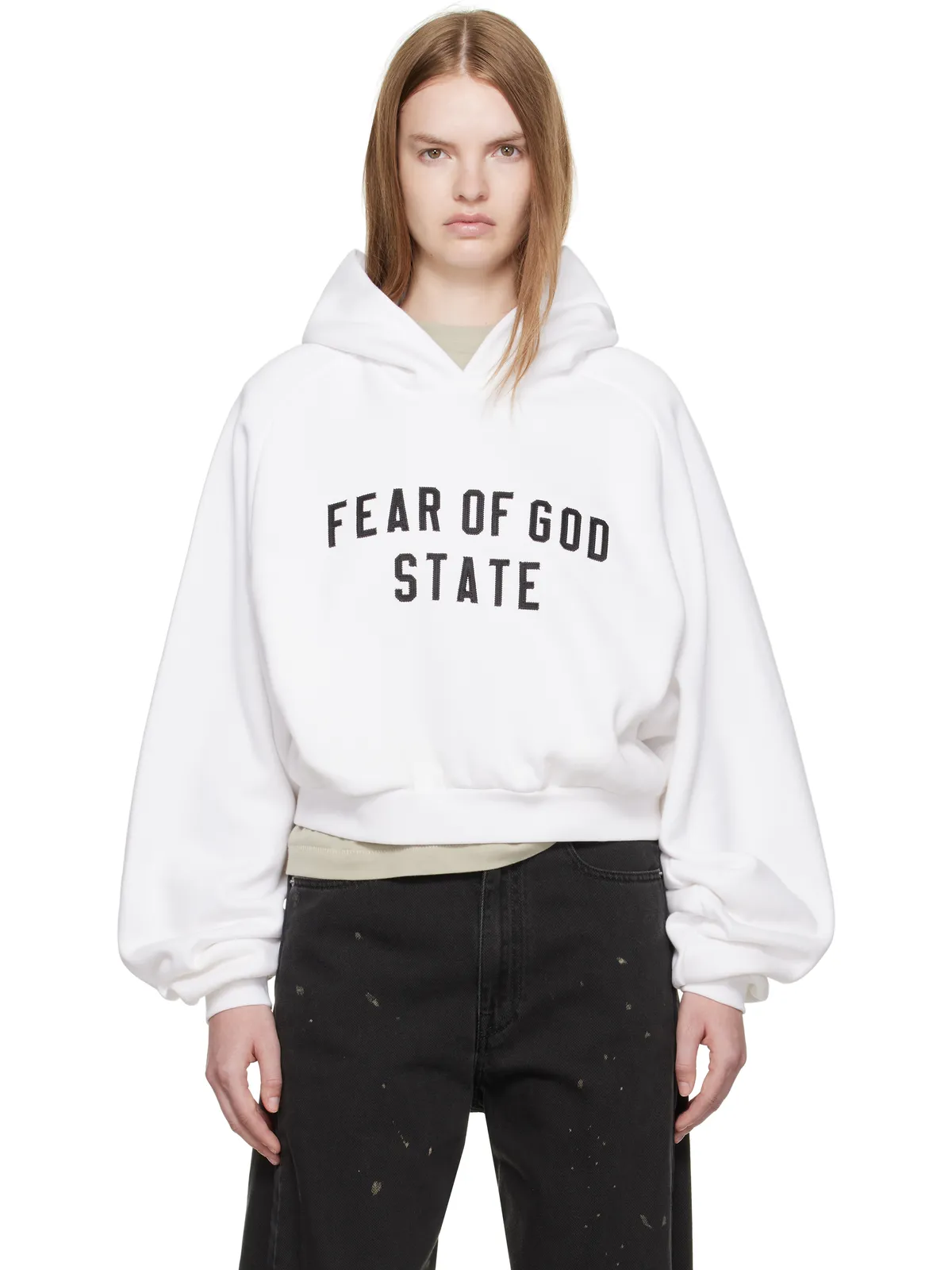Fear of God ESSENTIALS フリース ラグラン フーディ - 画像1