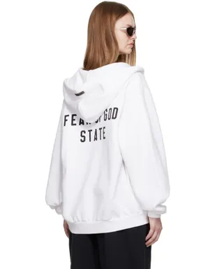 Fear of God ESSENTIALS 90s フリース ジップアップフーディ - サムネイル3