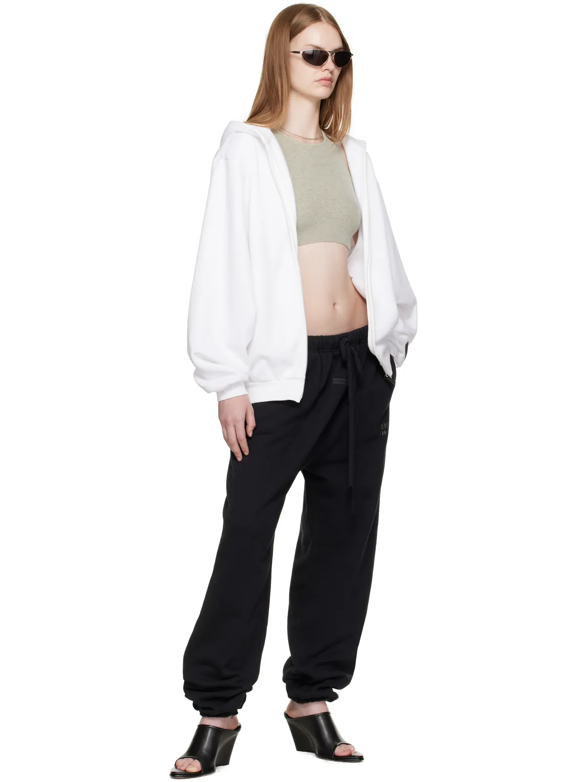 Fear of God ESSENTIALS 90s フリース ジップアップフーディ - 画像4