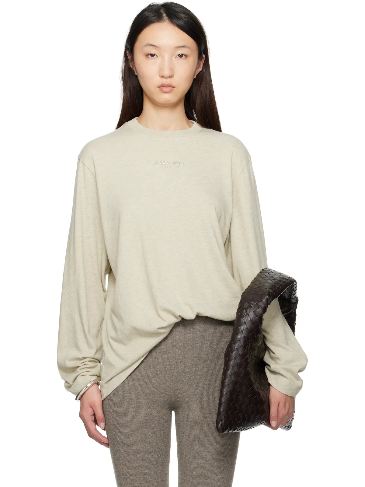 Fear of God ESSENTIALS Classic Fit 長袖Tシャツ - 画像1