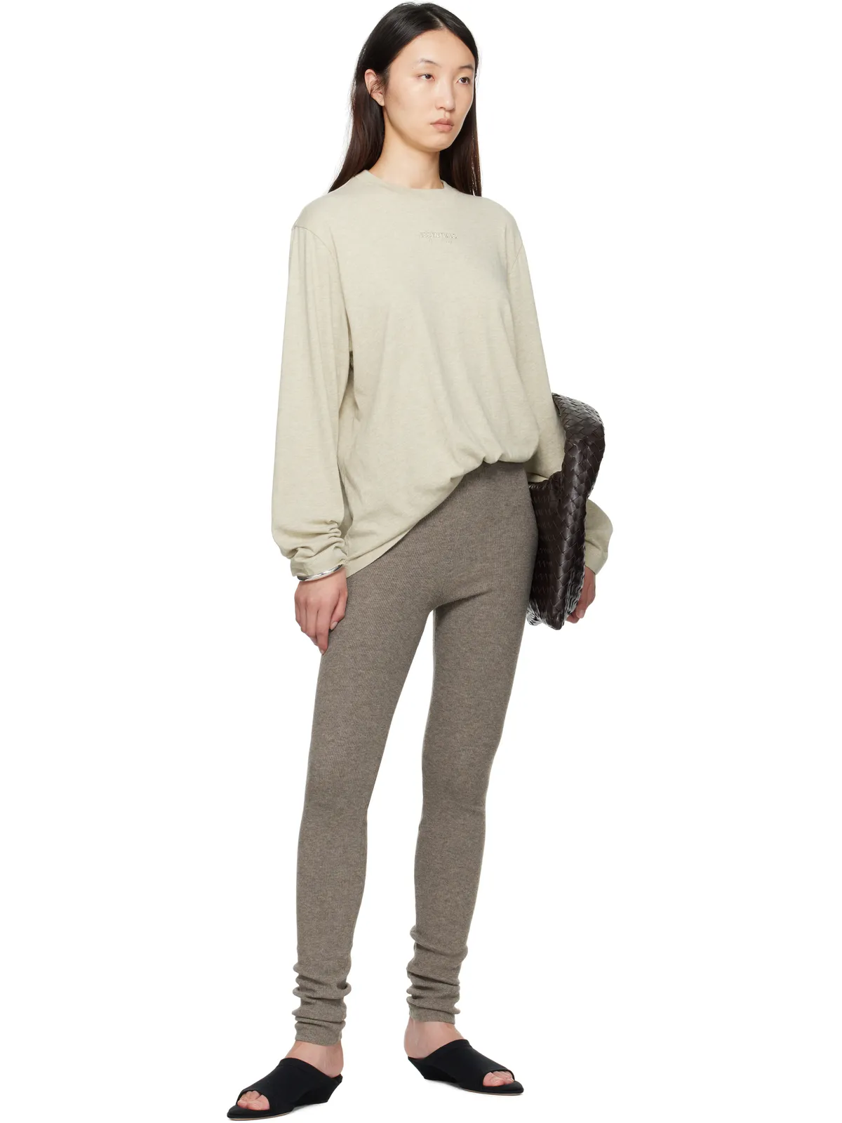 Fear of God ESSENTIALS Classic Fit 長袖Tシャツ - 画像4
