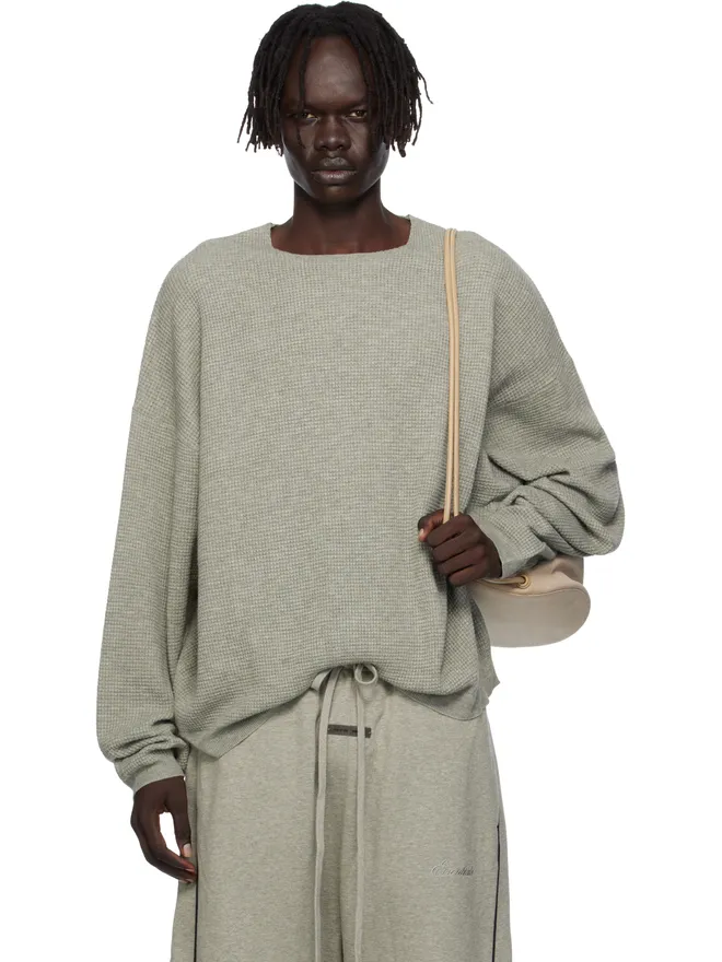 Fear of God ESSENTIALS Fear of God ESSENTIALS ワッフル 長袖 クルーネック スウェットシャツの商品画像