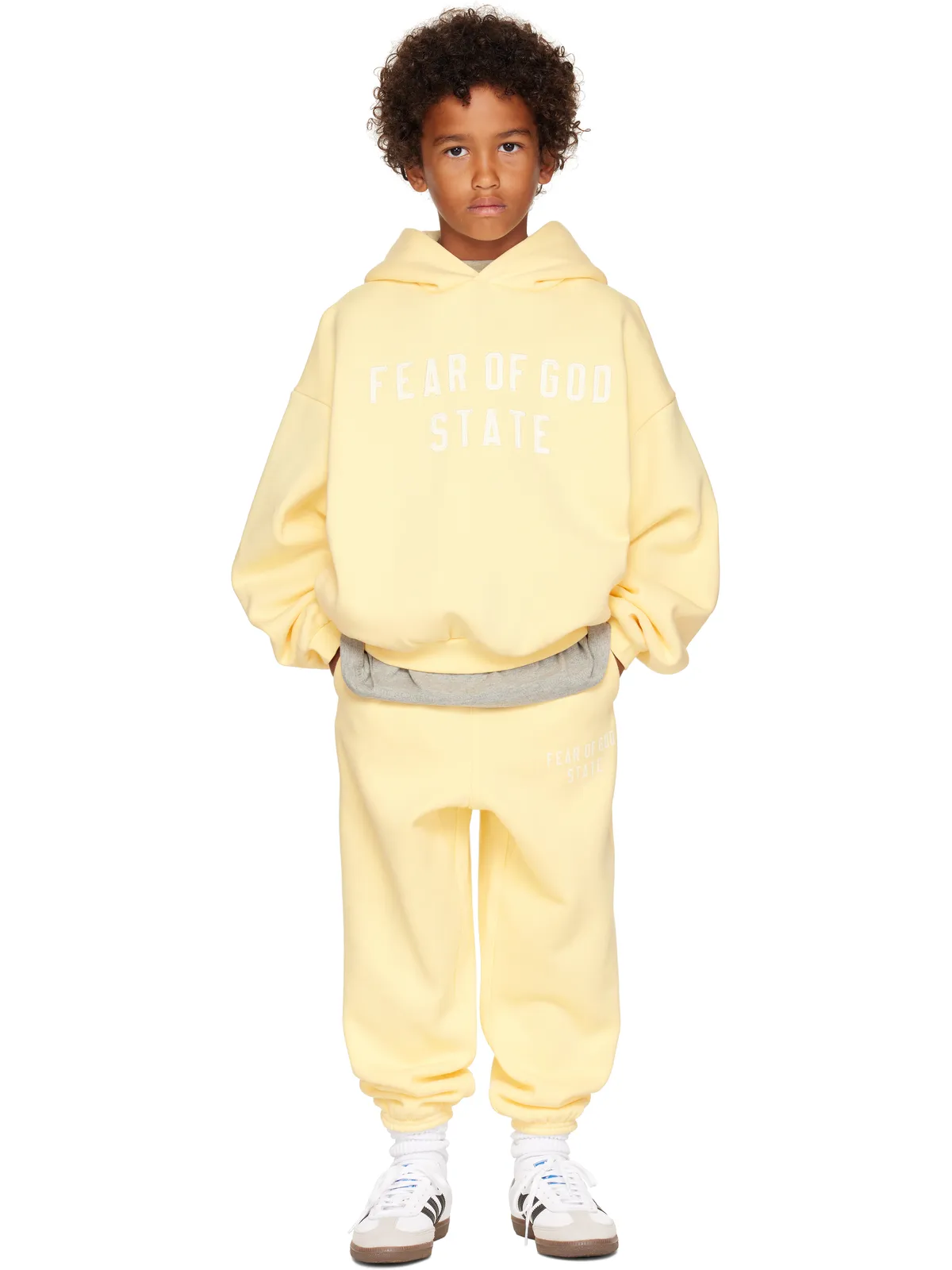 Fear of God ESSENTIALS キッズ｜ 90s Fit フリース フーディ - 画像4