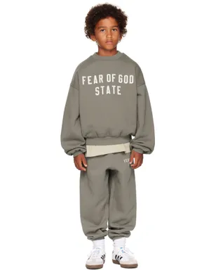 Fear of God ESSENTIALS キッズ｜ 90s Fit フリース クルーネック スウェットシャツ - サムネイル4