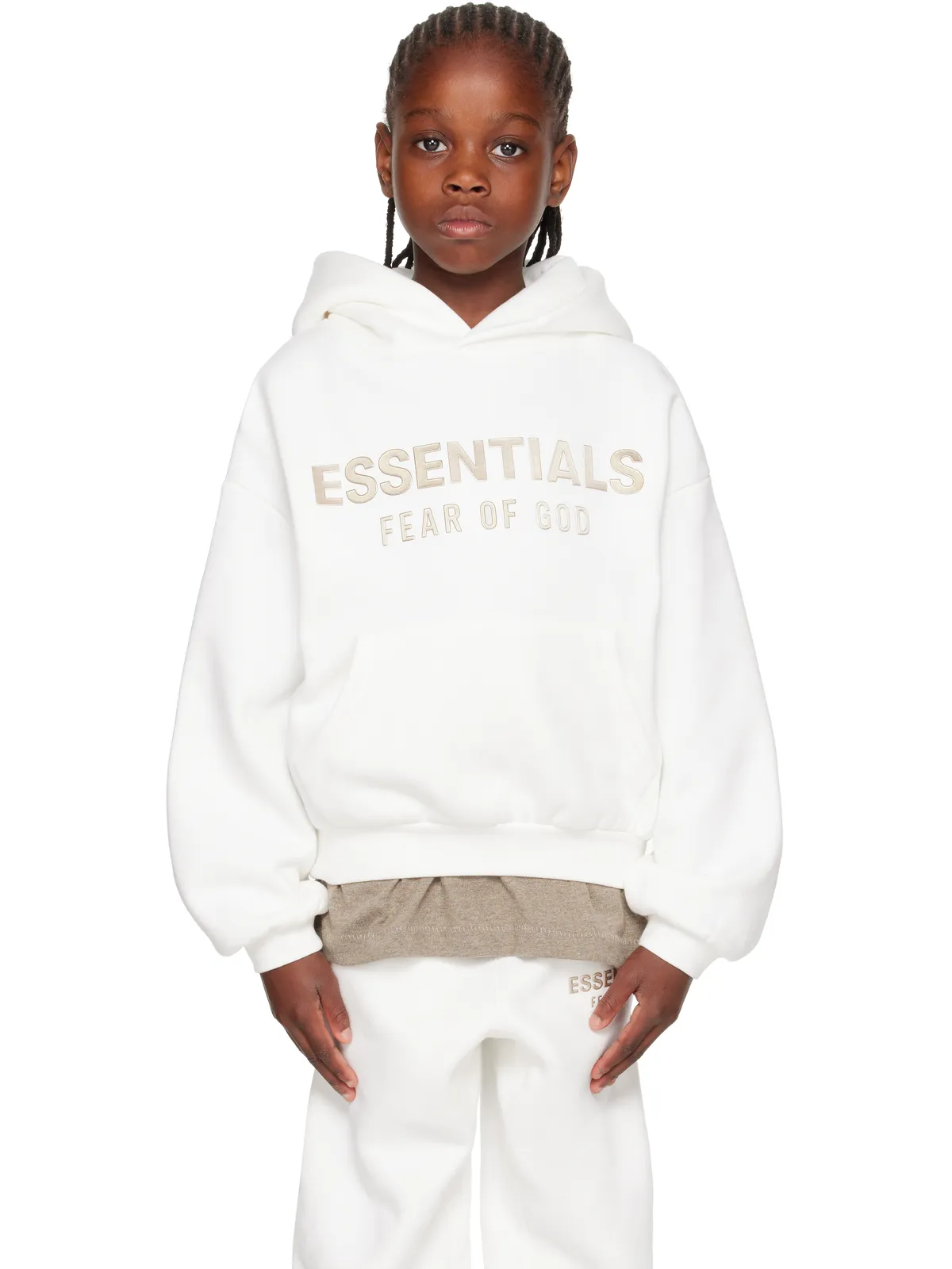 Fear of God ESSENTIALS キッズ｜ Classic フリース フーディ - 画像1
