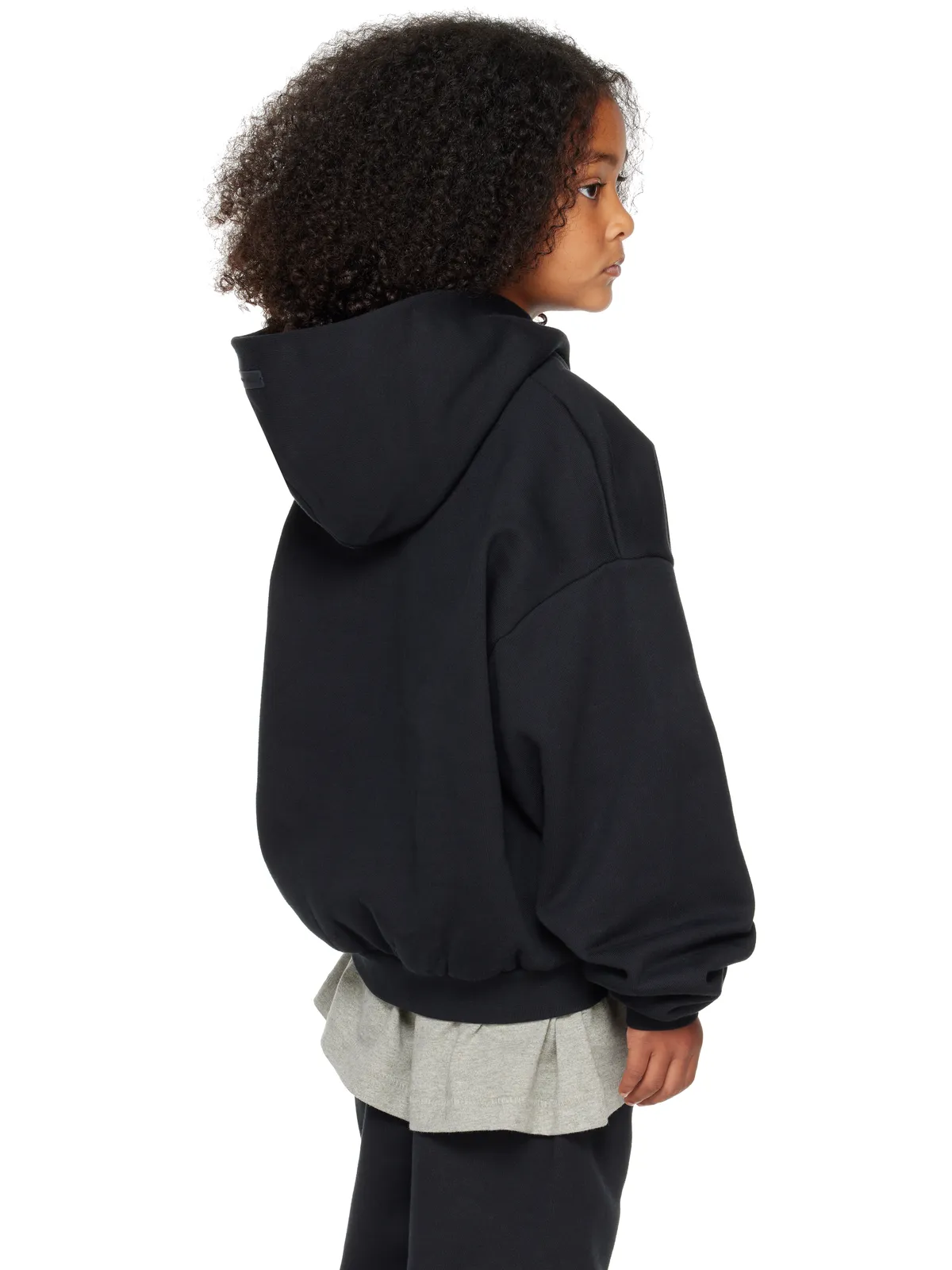 Fear of God ESSENTIALS キッズ｜ フリース フーディ - 画像3