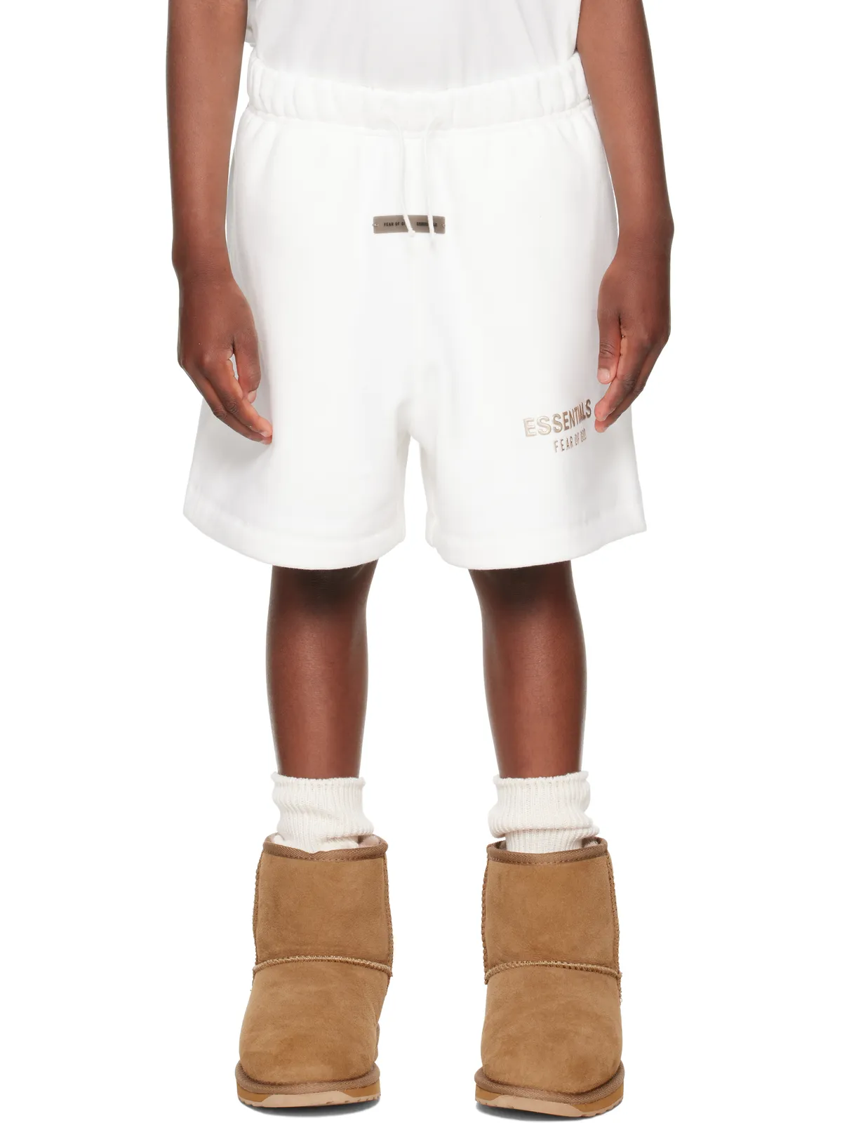 Fear of God ESSENTIALS キッズ｜ Soccer フリース ショートパンツ - 画像1